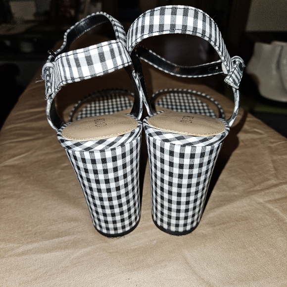 Abound picnic plaid heeled sandals - Picture 5 of 8